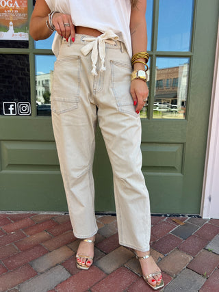 MIOU MUSE | Cannon Stripe Jogger