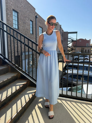 Z SUPPLY | Charlotte Midi Dress Blue Light