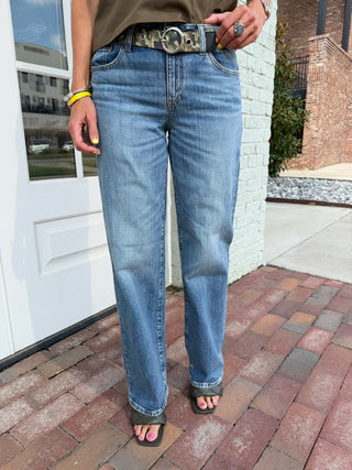 Daze Denim | Keeper Low Rise Straight in Heartbeat Vintage