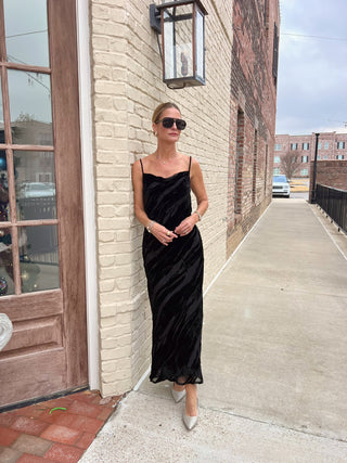 Roma Velvet Slip Maxi