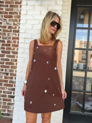 The Claudia Dress Chocolate