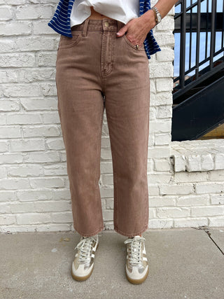 The Tones Barrel Jeans Mocha