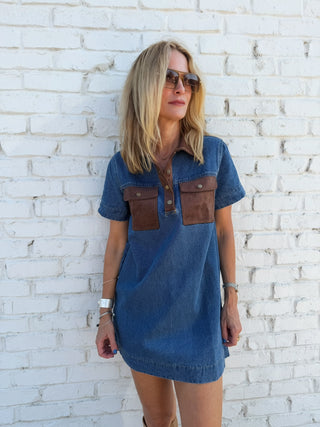NEEDII | Billboard Denim Dress