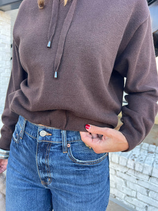 Steve Madden | Kinny Sweater Dark Espresso Hoodie