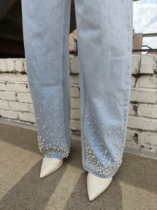STEVE MADDEN | Sydnee Pearl Jeans Sulphur