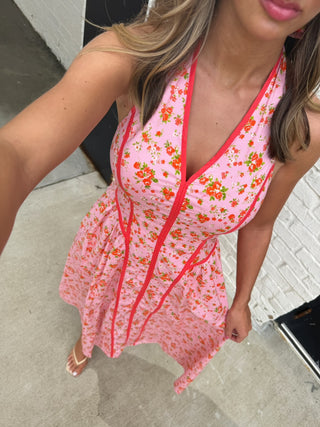 Shimmy Shortcake Halter Dress