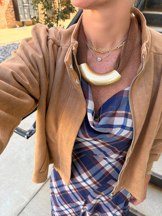 Townsend Mesh Necklace Bronze