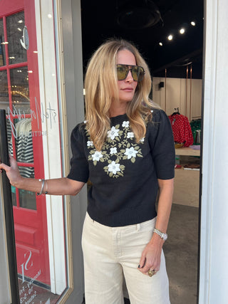 Nadine Embroidered Sweater