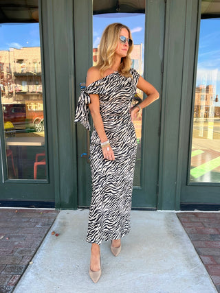 Sofie The Label | Remie Zebra Dress Black