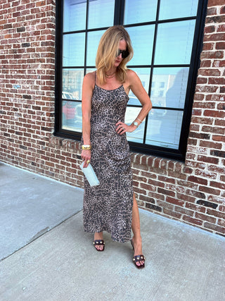 Z Supply | Cielo Leopard Midi Dress Desert Tan