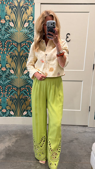 Needii | Mykonos Pants Chartreuse