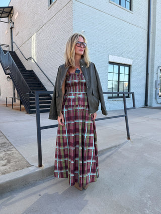 Harvest Jubilee Midi Dress Rust