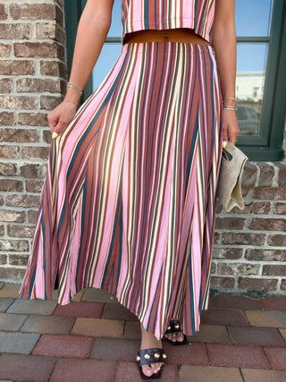The Sunset Stroll Set Multi Stripe