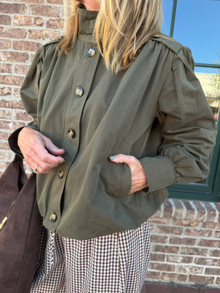 Hailey Bomber Jacket Olive