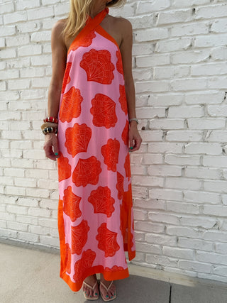 ENTRO | Sunset Shell Maxi Dress