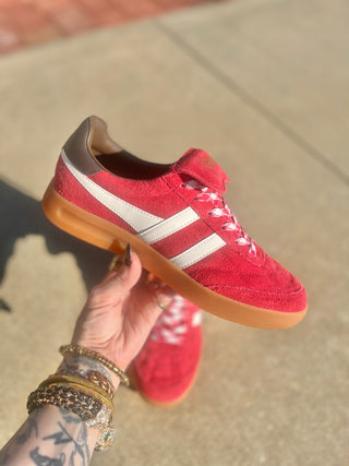 GOLA | Stadia '86 Red Off White Sneaker