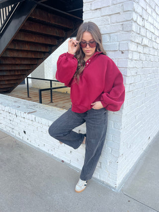 This is the One Sweatshirt | Burgundy