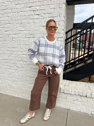 The Morris Barrel Jeans Chocolate