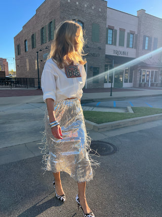 THML | Shimmy My Mood Skirt