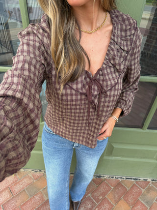 Plaid Days Blouse