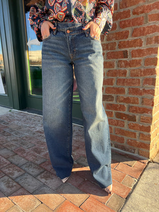 Hidden Denim | Alyx Oversized Crossover Baggy Jeans Dark