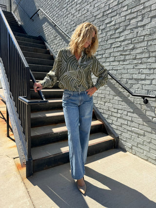 ENTRO Joslin Blouse Olive
