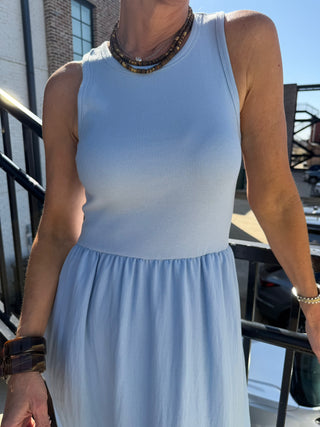 Z SUPPLY | Charlotte Midi Dress Blue Light