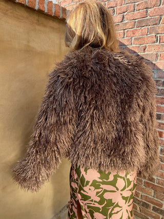 Sage The Label | Deep Woods Cropped Jacket Brown