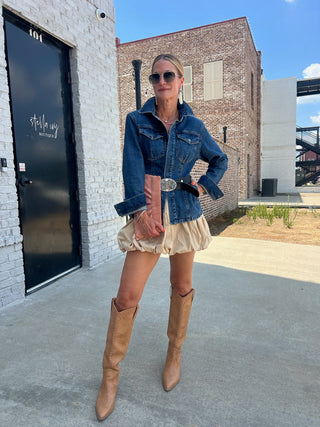 NEEDii | The Beatrice Bubble Skirt Tan