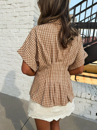ENTRO | Sutton Gingham Top