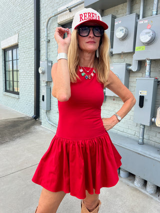 OLIVACEOUS| The Red Robyn Dress