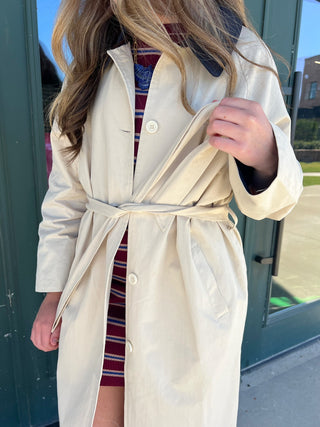 LE LIS | Cambridge Belted Trench Coat