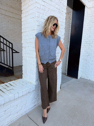 Sienna Sweater Vest Grey