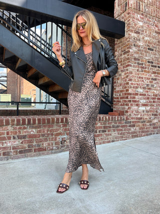 Z Supply | Cielo Leopard Midi Dress Desert Tan