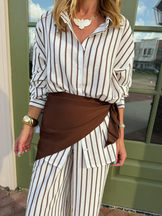 Minka Striped Set Brown Combo