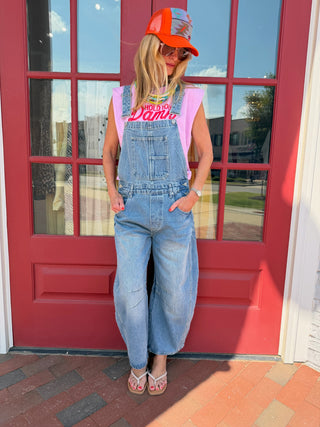 EESOME | Daisy Barrel Overalls
