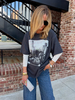 Z Supply | Tibi Scoop Mesh Sweater Crystal