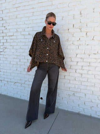 Wilder Moments Cape Jacket Brown