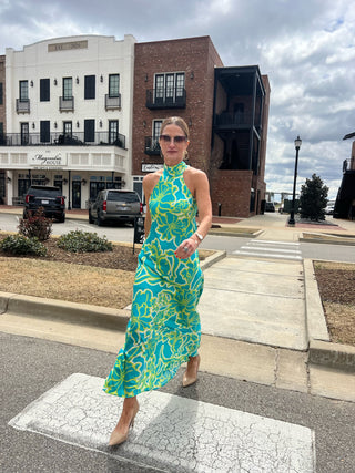Lotus Halter Maxi