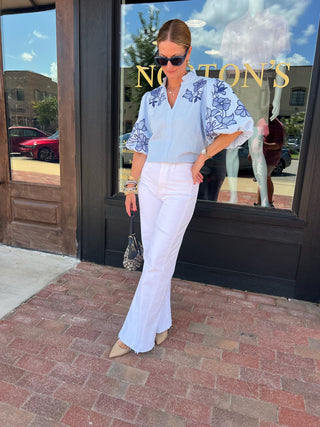 THML | Fiona Texture Blouse