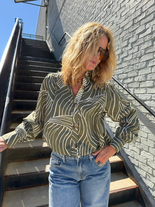 ENTRO Joslin Blouse Olive