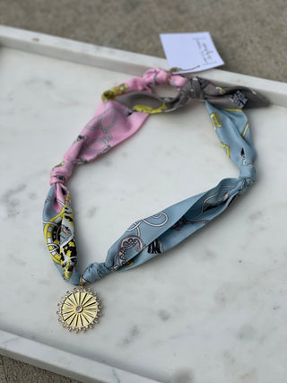 Jennifer Thames | Diamond Burst Blu/Pnk Scarf