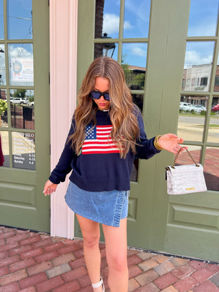 Z Supply | Sienna Patriot Sweater Eclipse