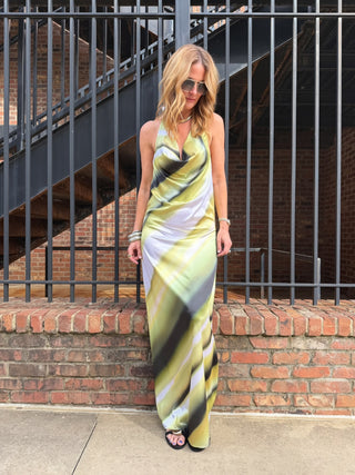 Sammie Satin Halter Dress