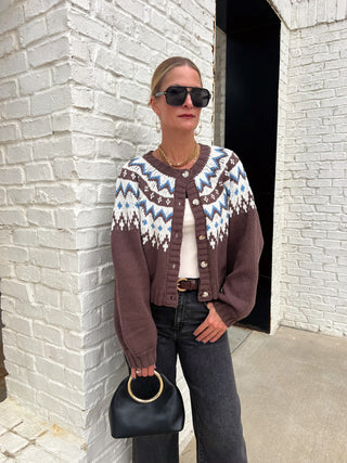 LE LIS | Alpine Fair Isle Sweater