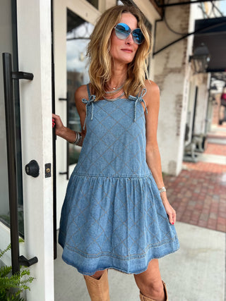 Entro Dolly Up Denim Dress