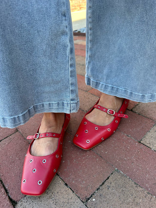 Matisse Mick Ballet Flats Red