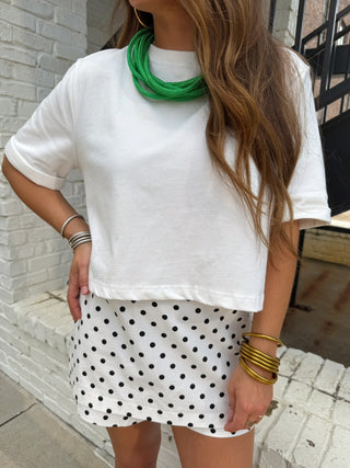MABLE | The Essential Shoulder Tee White