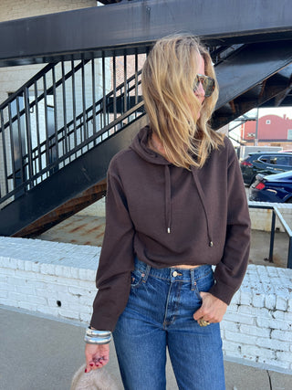 Steve Madden | Kinny Sweater Dark Espresso Hoodie