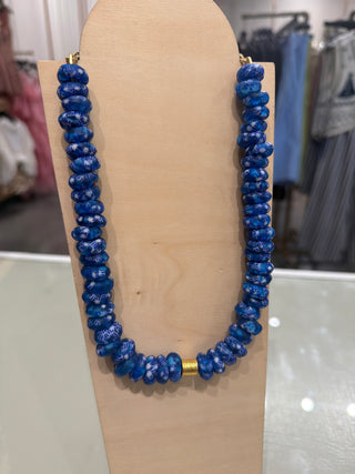 Amulet | African Clay Beads + Spacer